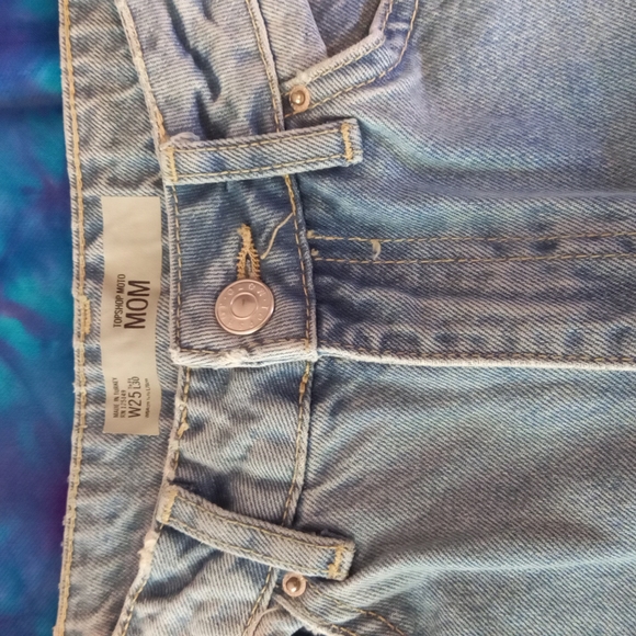 Topshop Moto mom jeans with sequins - Picture 5 of 9